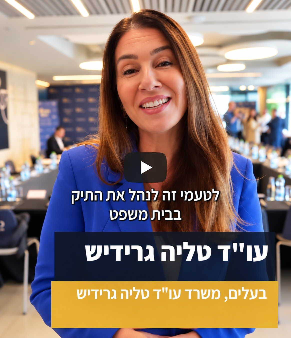 ראיון מקצועי עם עו״ד טליה גרידיש